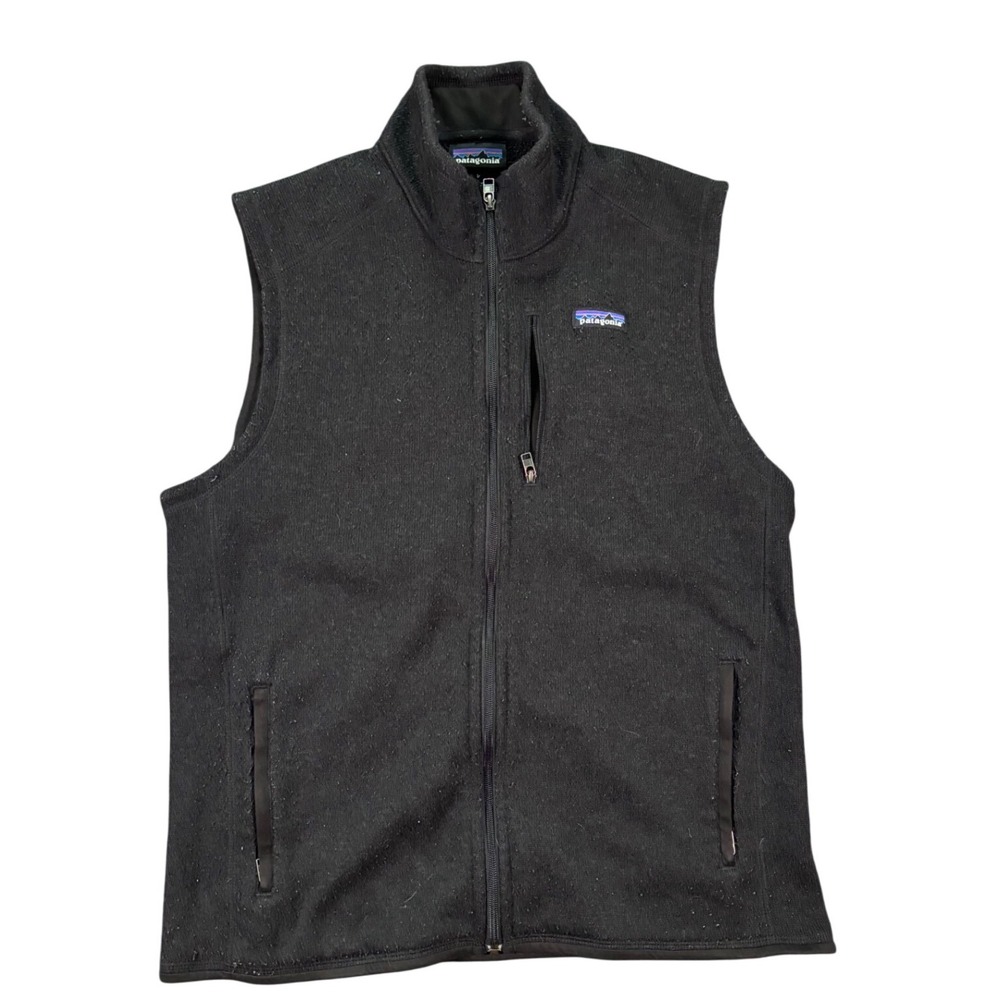 Patagonia Black Fleece Vest Size L